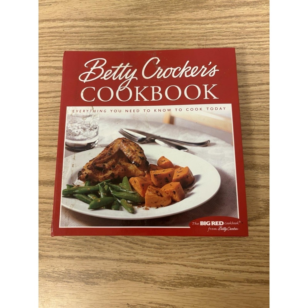 Vintage 2000  Betty Crocker's Cookbook Recipes The Big Red Cook Book Cooking EUC